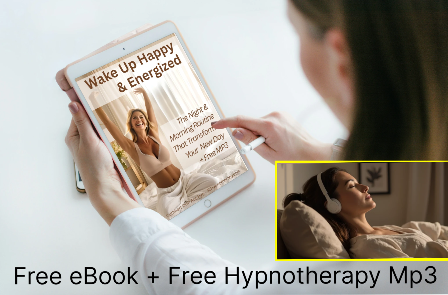 Wake Up Happy: Free eBook + Free Hypnotherapy MP3 to Transform Your Nights and Mornings